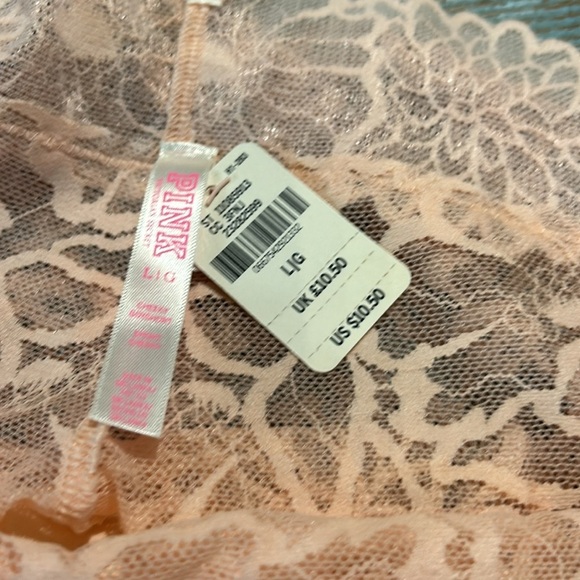 Victoria Secret and Pink New Lace Panties 2 pair 1 large 1 x-large - Picture 5 of 5